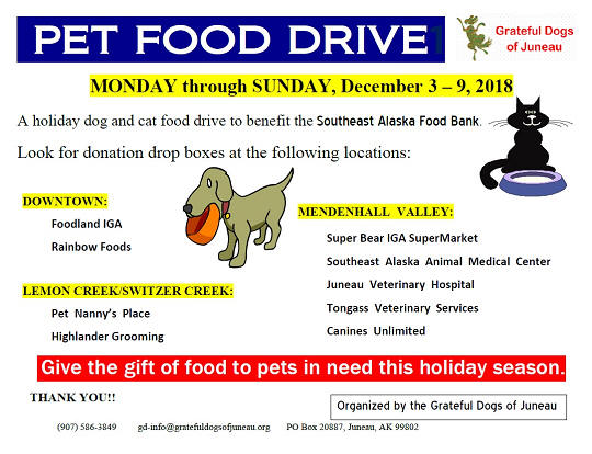 GDOJ Pet Food Drives